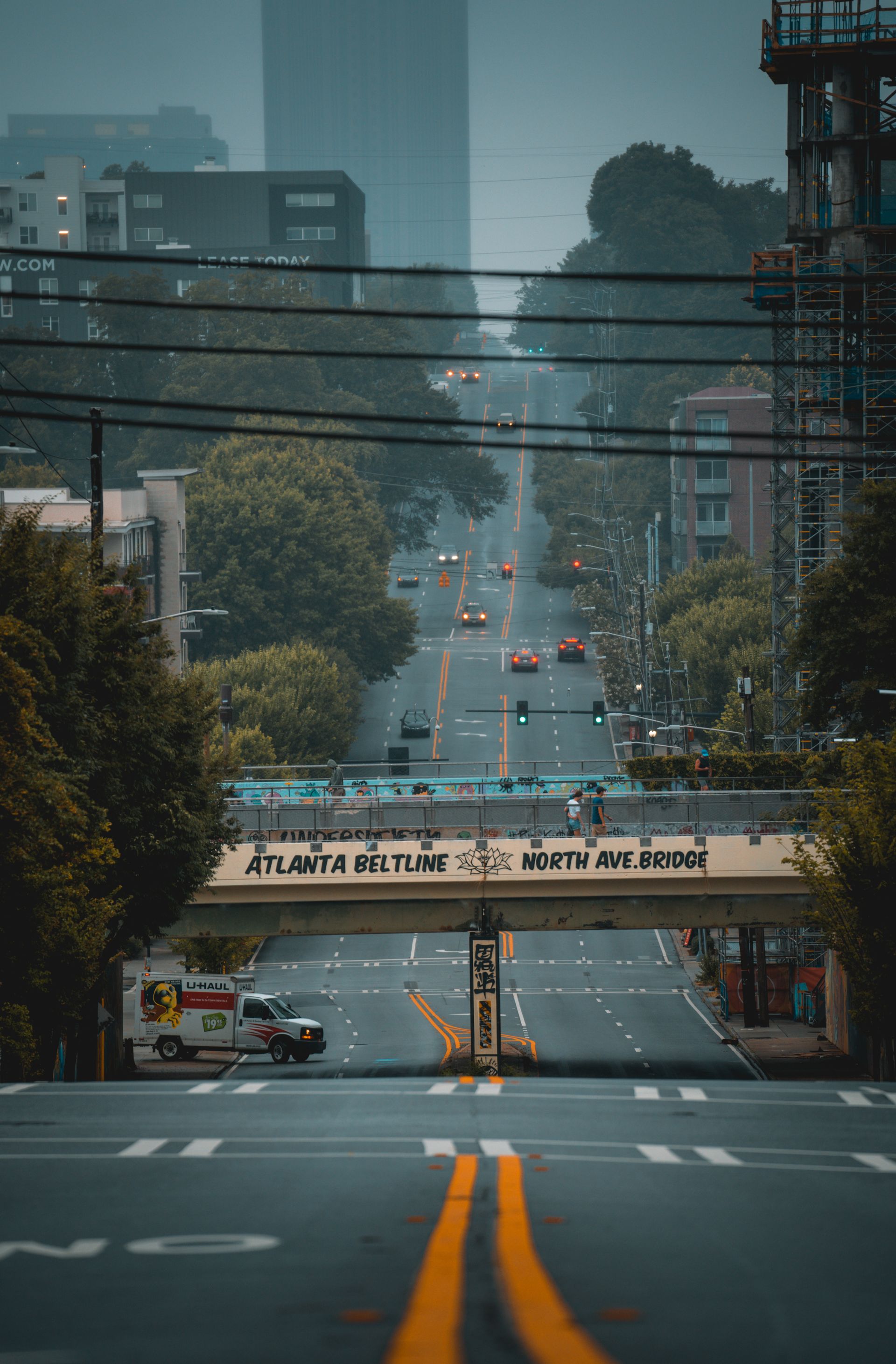 Atlanta BeltLine urban trail view — direct geographic match for racial displacement story
