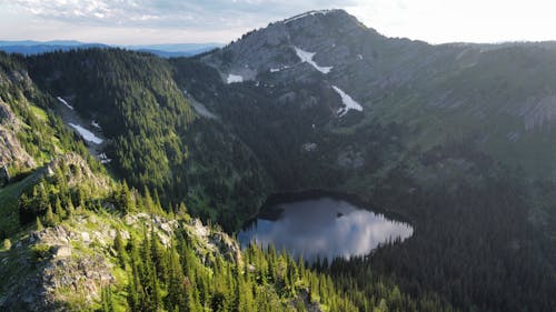 Foto stok gratis alam, danau, fotografi udara