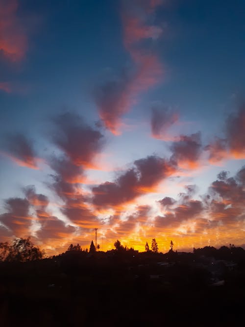 Kostnadsfri bild av bakgrundsbelyst, clouds, dramatisk himmel