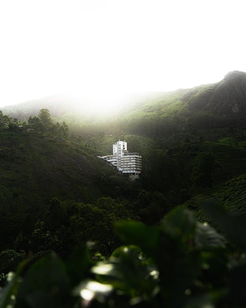 A White Building on the Mountain