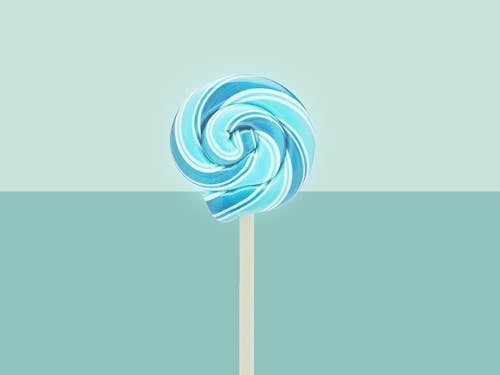 Free Blue Lollipop Stock Photo