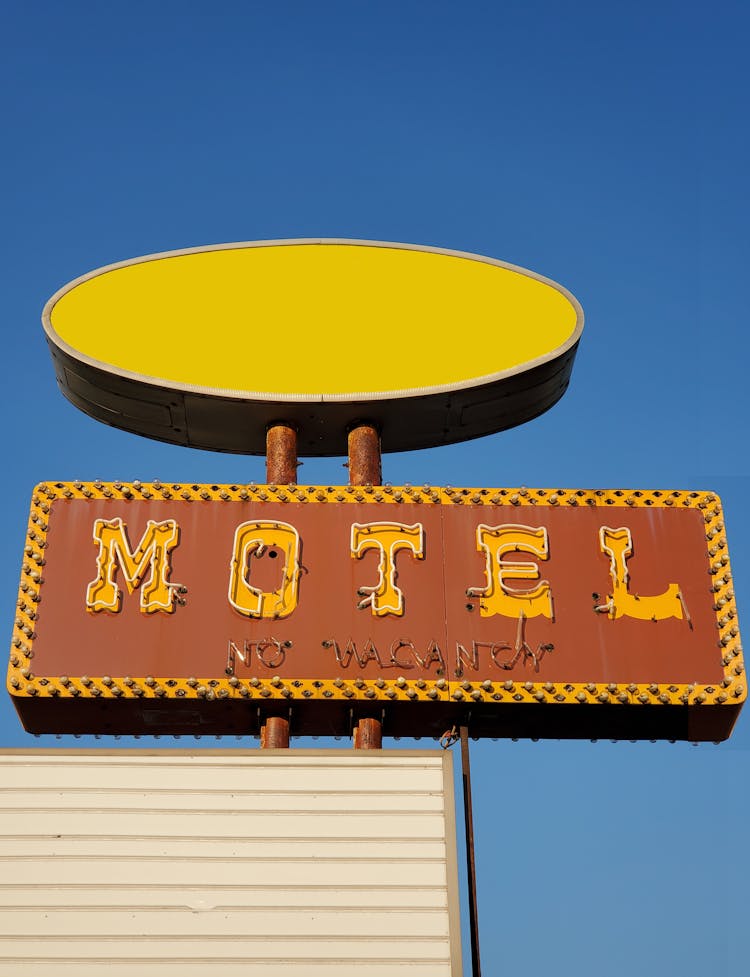 The Signage Of A Motel