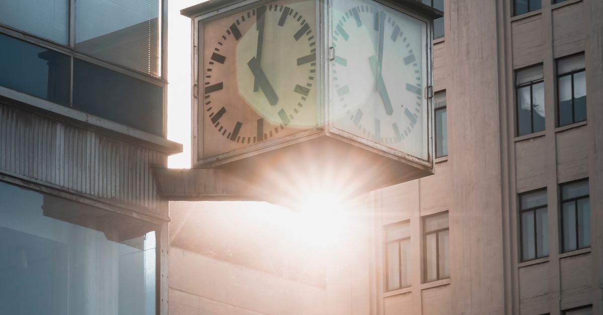 Clock Building Clock A Clock Attached to a Building · Free Stock Photo