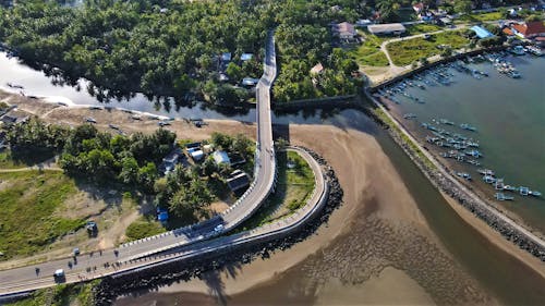 Gratis stockfoto met brug, dronefoto, Indonesië