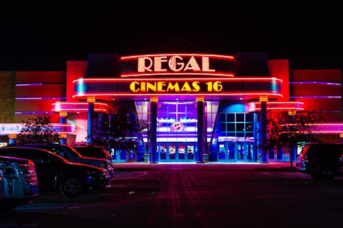 Free stock photo of cinema, neon, neon light