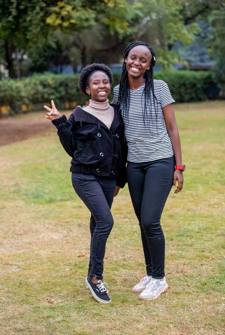 Photo Of Two Smiling Girls 