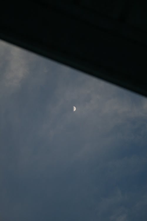 구름, 달 사진, 반달의 무료 스톡 사진