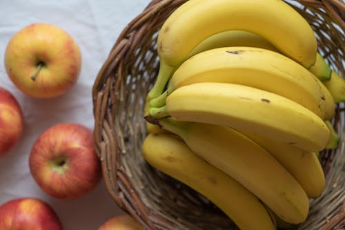 Bezpłatne Darmowe zdjęcie z galerii z banany, jabłka, owoce Zdjęcie z galerii