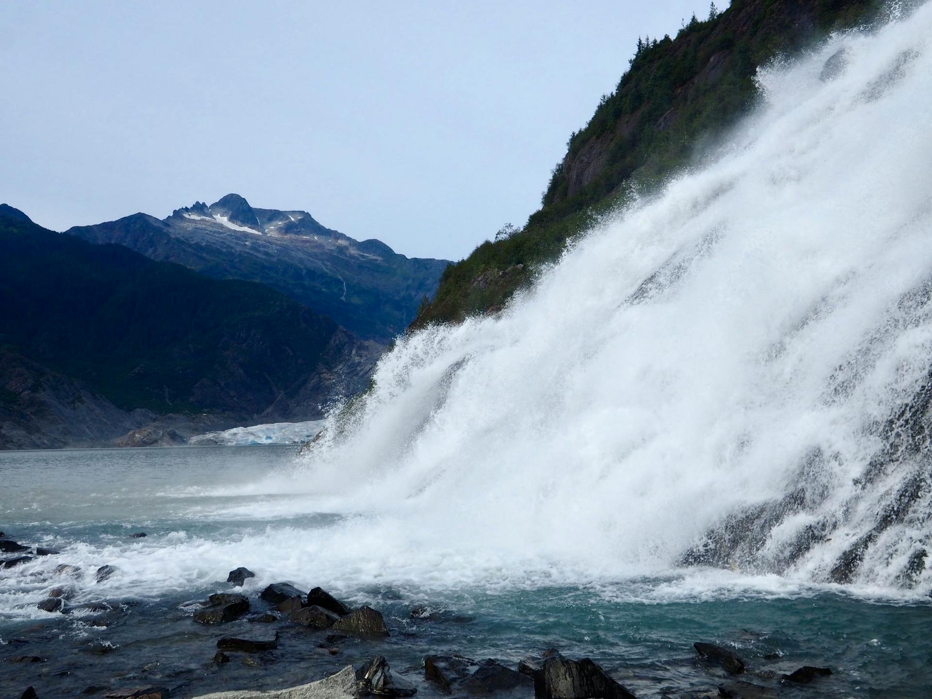 The Nugget Falls in Alaska