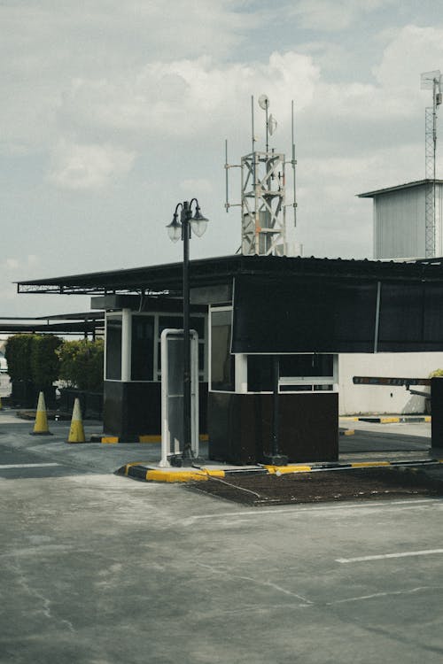 Petroleum Station Building on Street