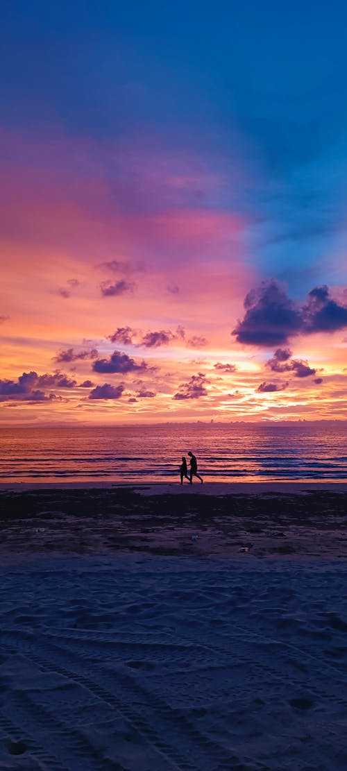 Foto d'estoc gratuïta de bell cel, capvespre, platja