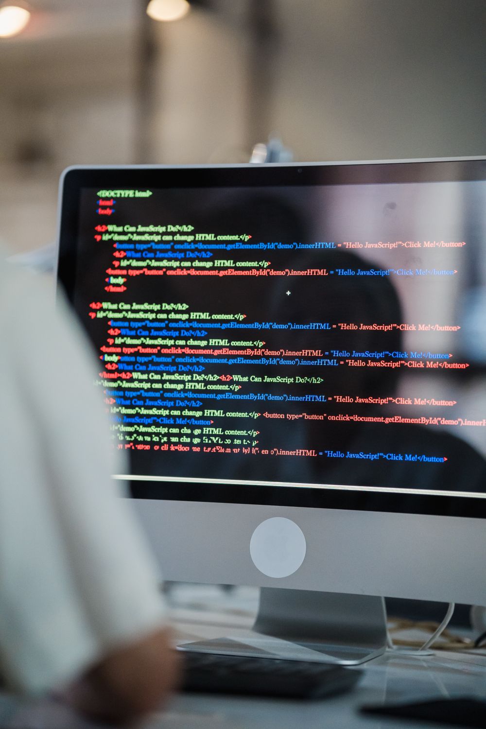 Programming on All in One Computer · Free Stock Photo