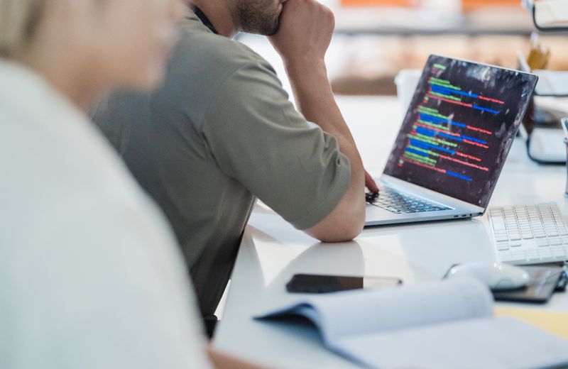 SaaS team at work