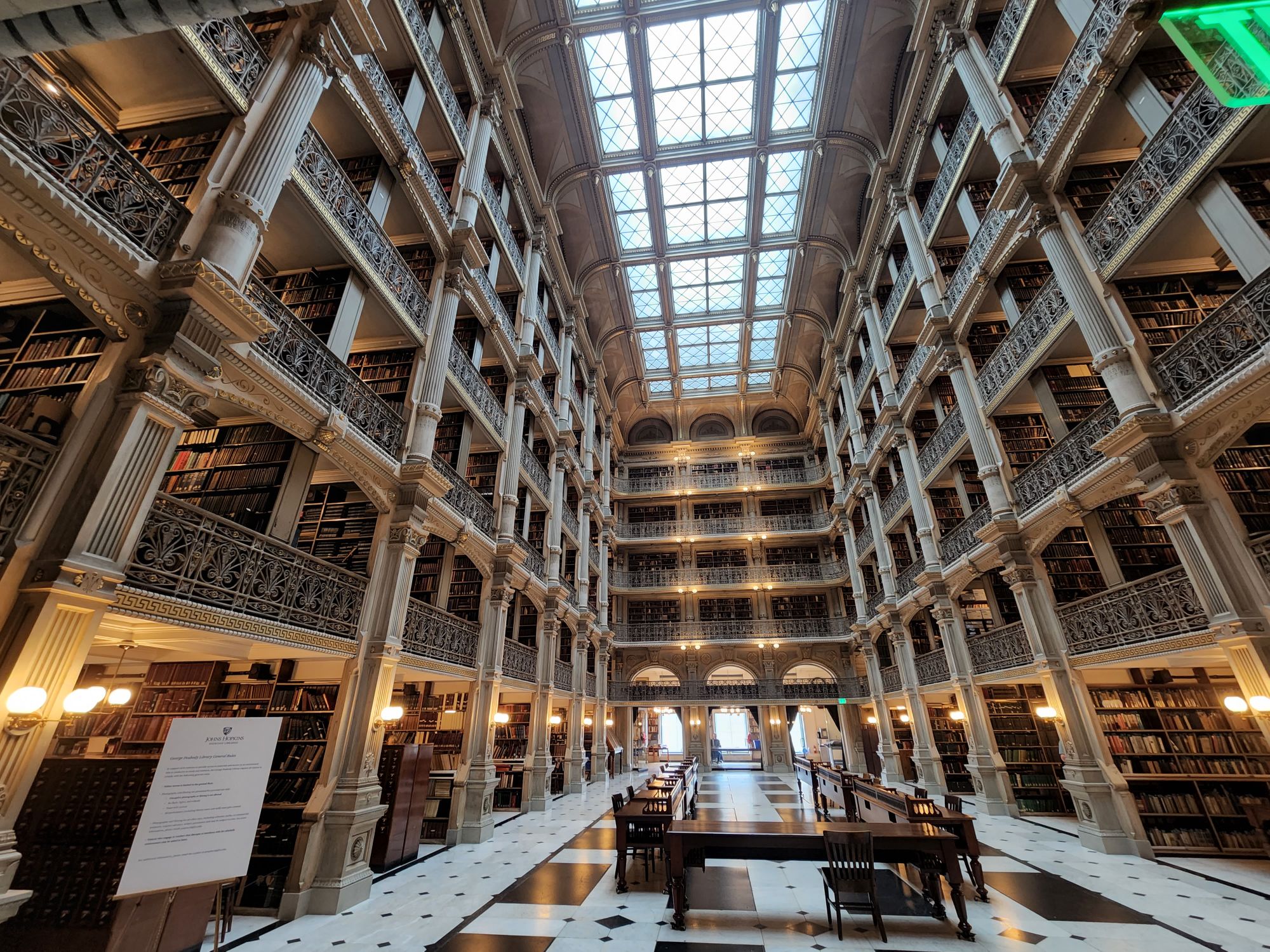 Pg Library The Interior of the George Peabody Library in Baltimore · Free Stock Photo