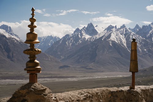 Foto d'estoc gratuïta de aquest monestir, budisme tibetà, cobert de neu