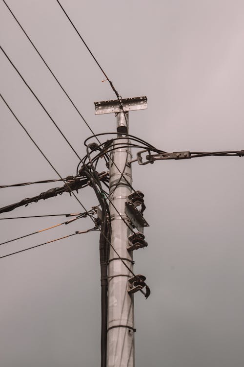 Low Angle View of a Utility Pole