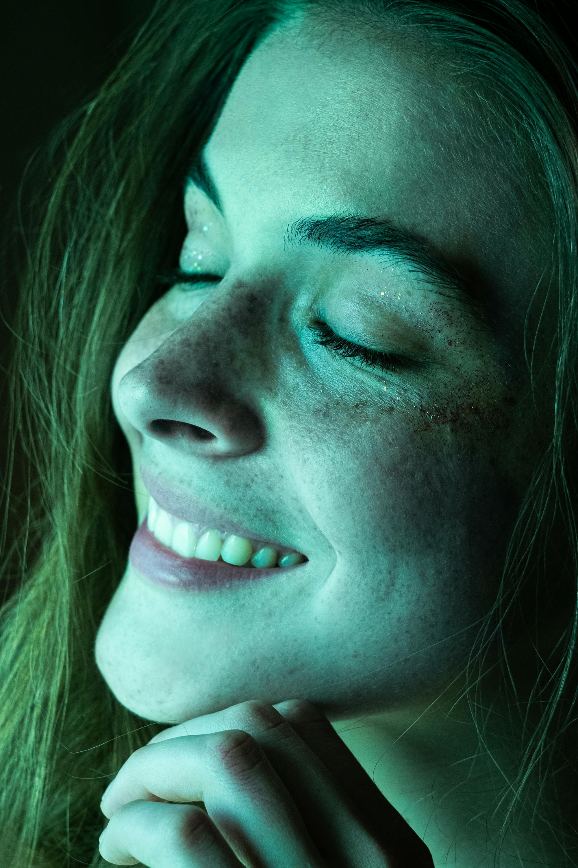 Close Up Photo of Woman Smiling · Free Stock Photo