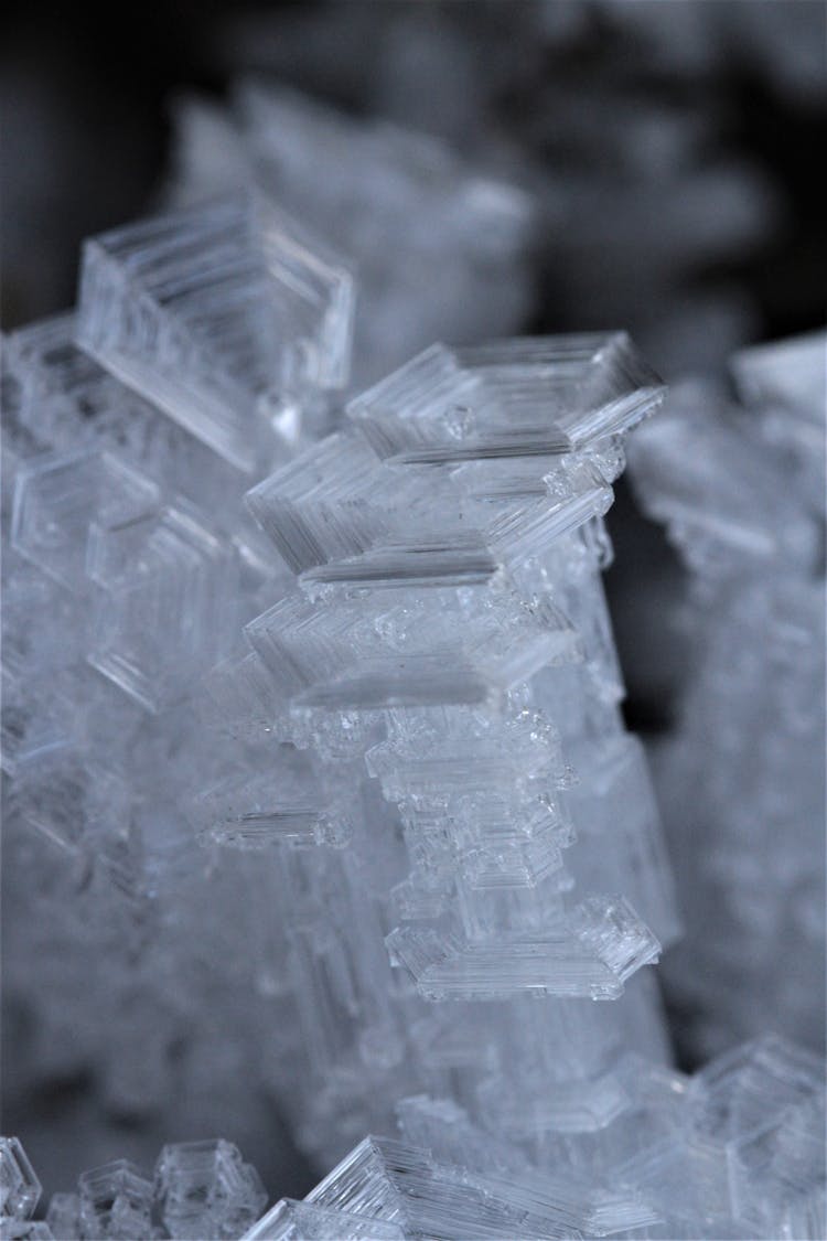 Quartz Crystals In Close Up