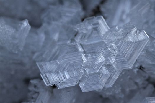 Clos-up of Ice Crystals