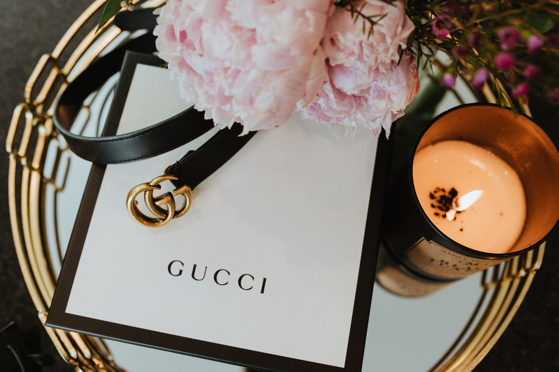 Gucci bag styled for daily wear