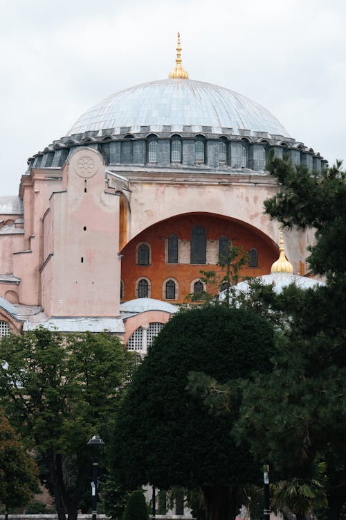 Exterior of Hagia Sophia, Istanbul, Turkey 