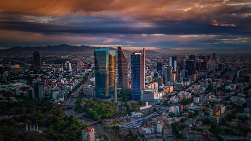 Foto profissional grátis de arranha-céus, cidade, cidade do méxico