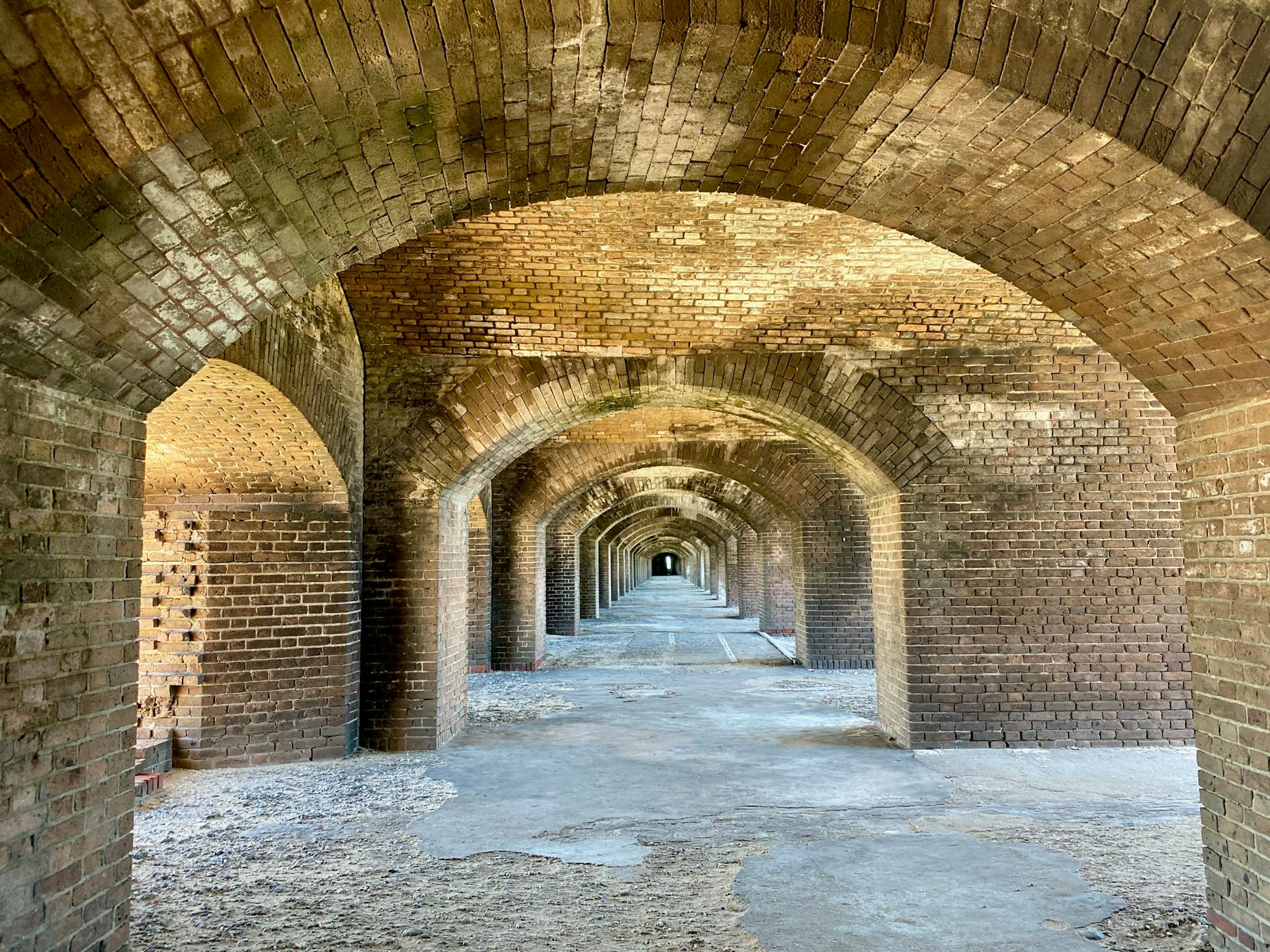 Ancient Dry Tortugas National Park in Florida