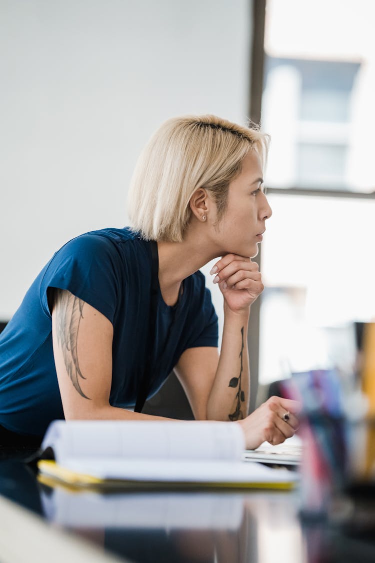 Woman Working In Office