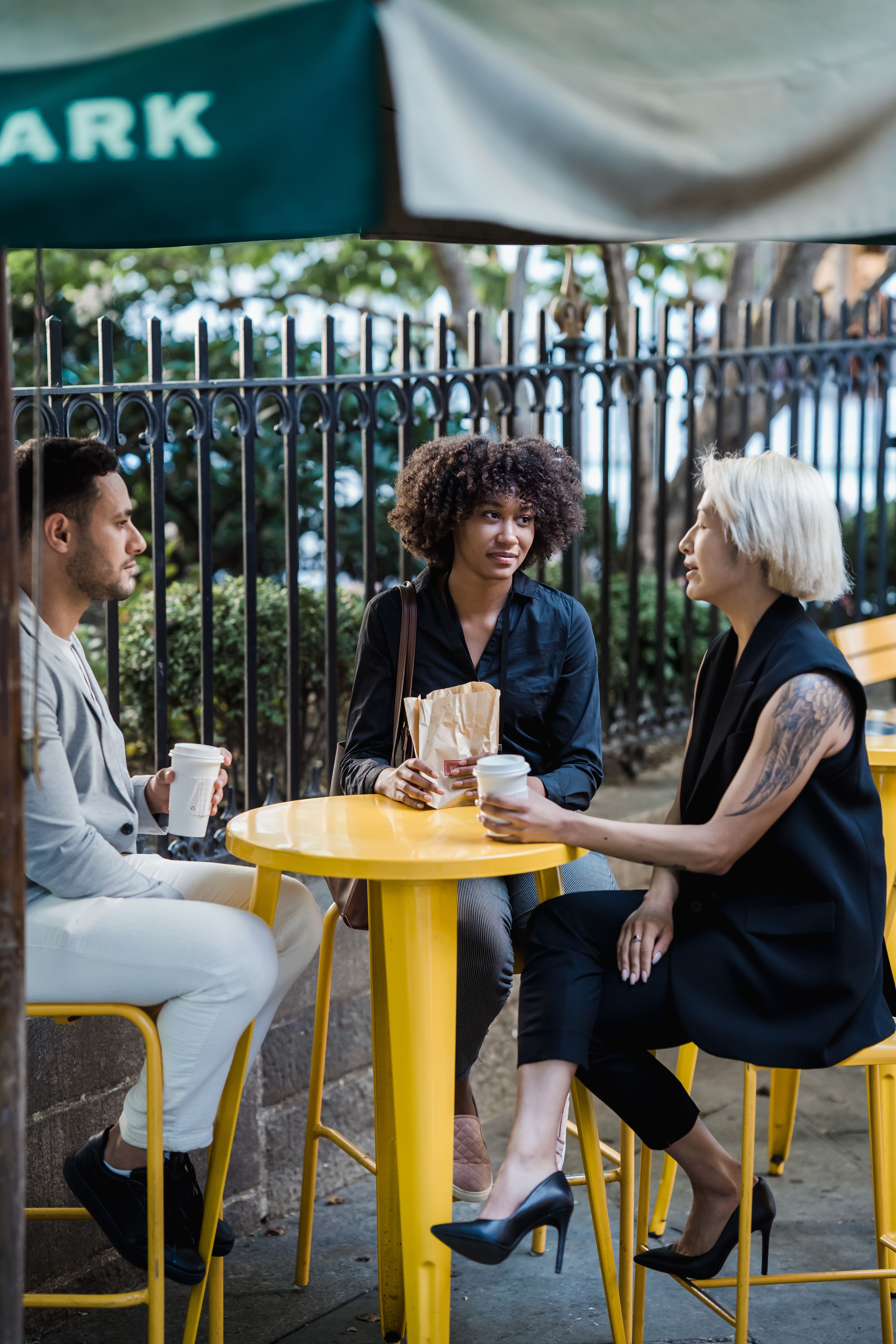Dating app users connecting through technology