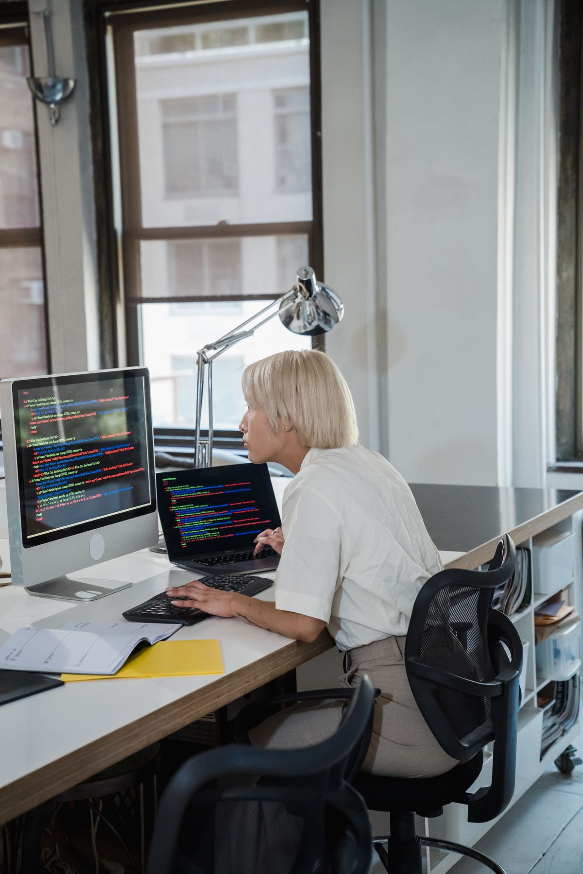 RFP Planner founder working at a desk