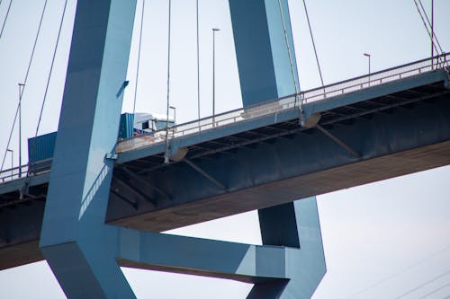 Low Angle View of a Bridge 