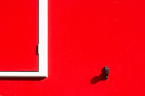 Close-up of a Red Building Surface