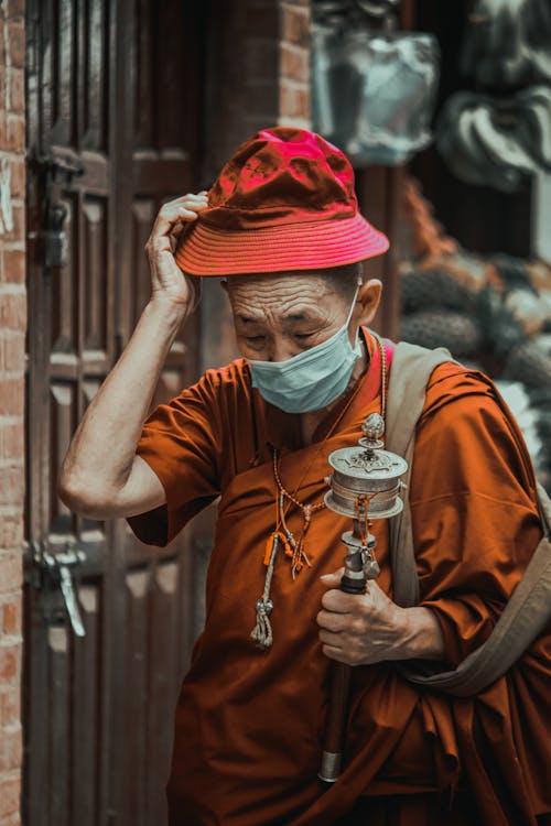 Elderly Man in Traditional Clothes