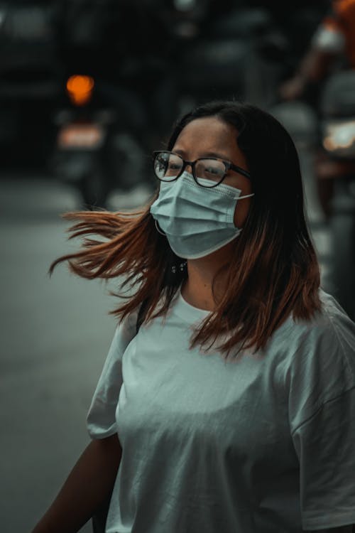 Ingyenes stockfotó álló kép, arc maszk, ázsiai nő témában
