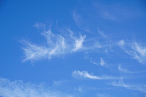 Gratis lagerfoto af blå himmel, hvide-skyer, sky-baggrund