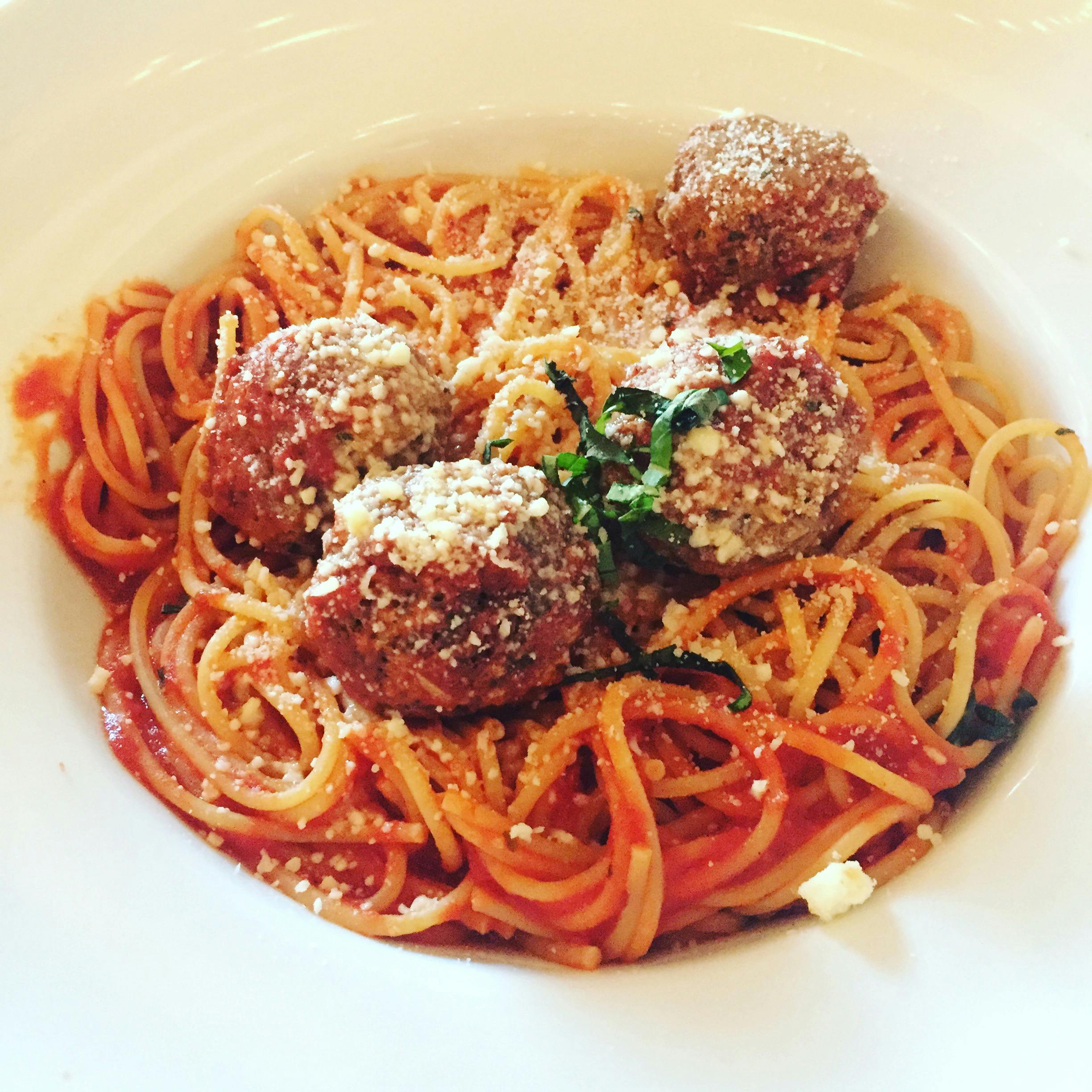 Free stock photo of meatballs, spaghetti