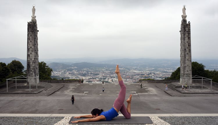 Woman Doing Yoga 