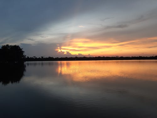 Calm Lake during Sunset