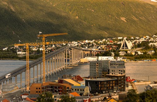 Tromso Bridge in Norway