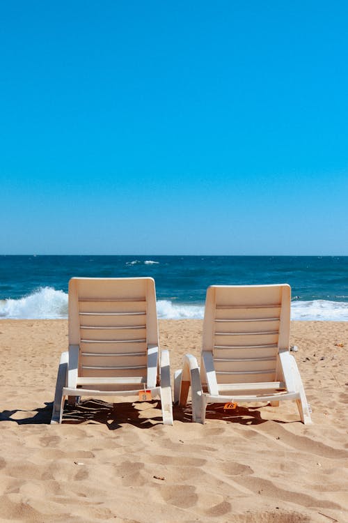 Foto stok gratis air, kursi santai, laut