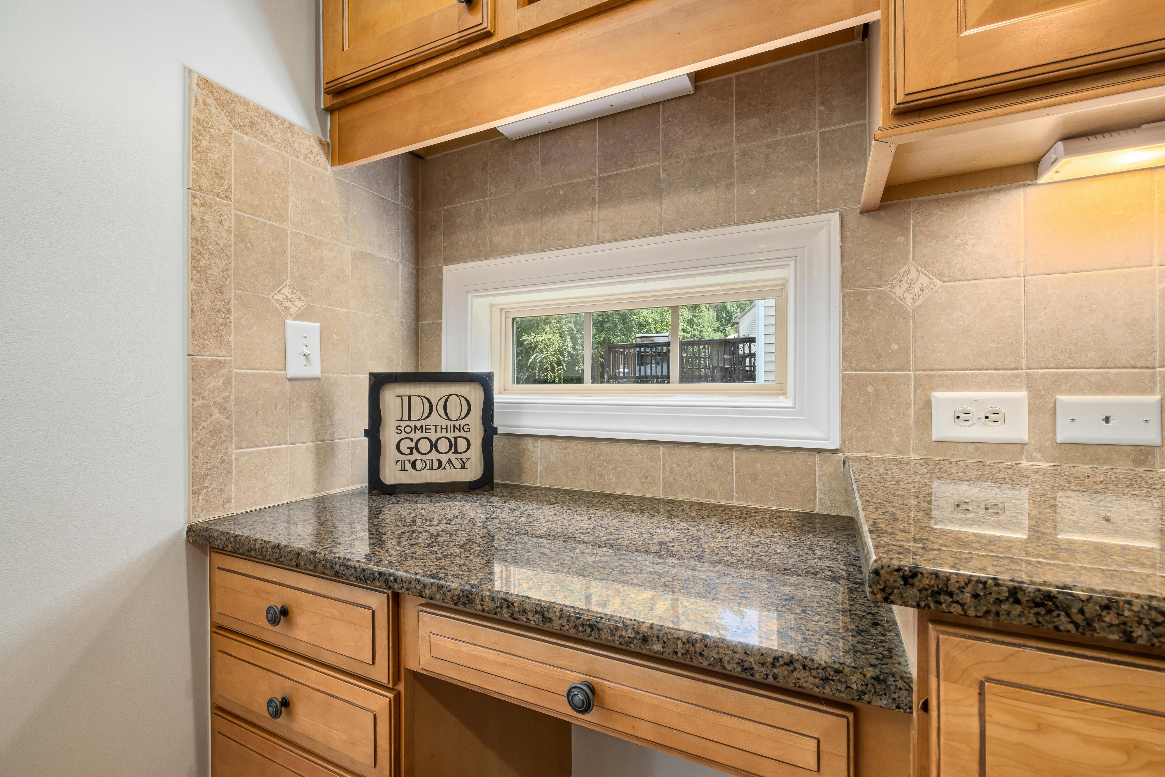 White and Black Ceramic Kitchen Counter