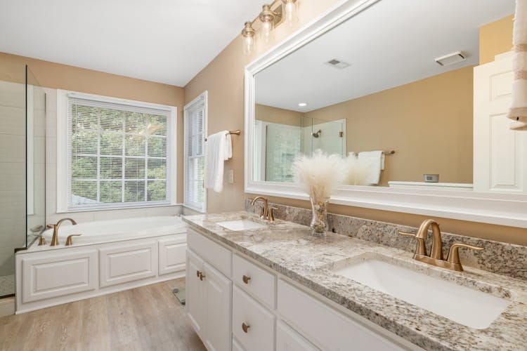 Interior Of A Bathroom 