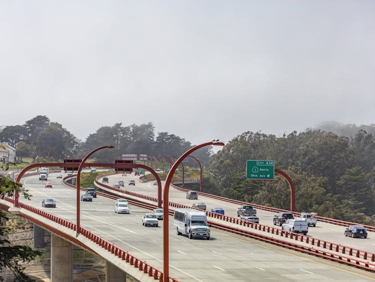 Photo Of Cars On A Bridge