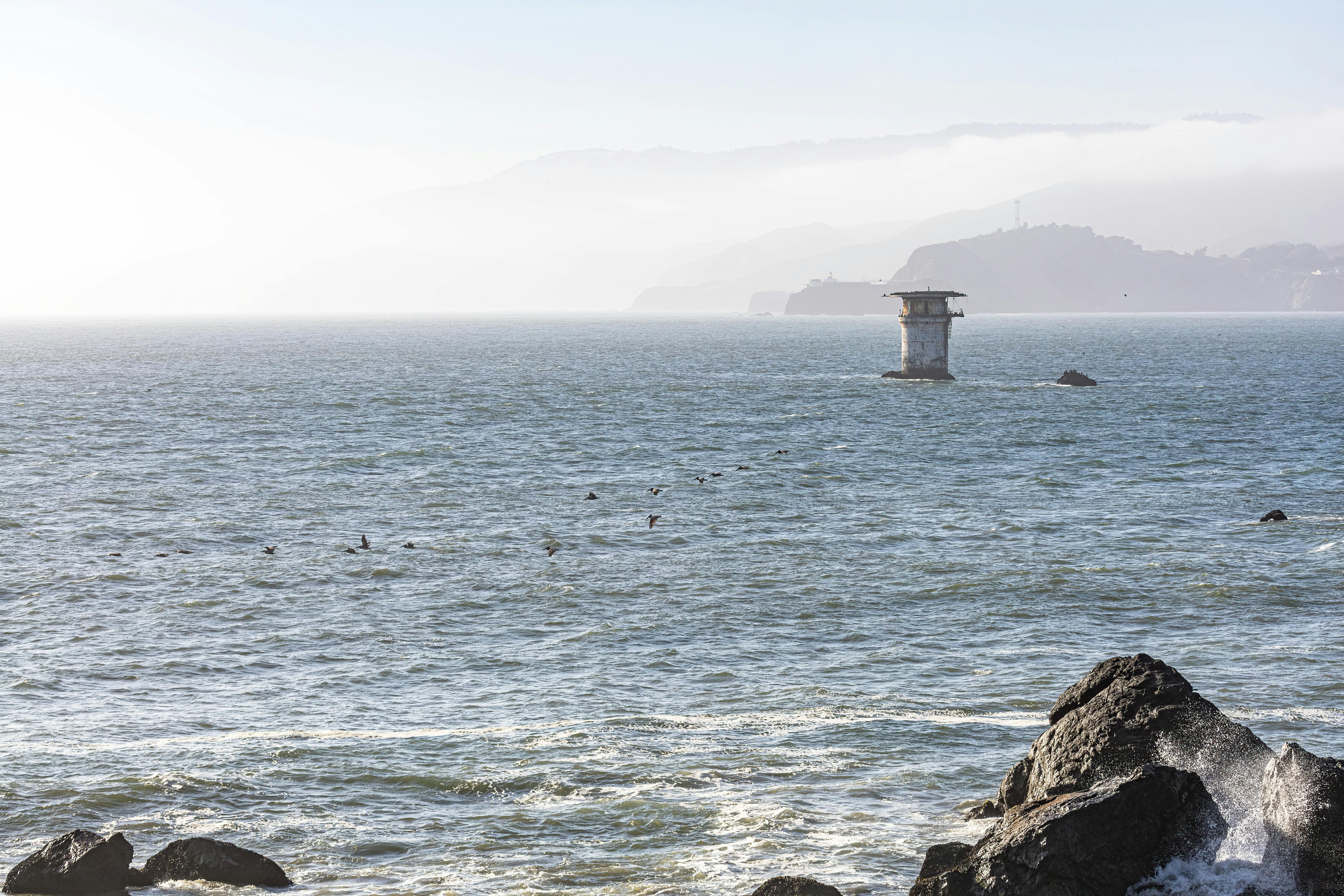 The Mile Rocks Lighthouse in Dan Francisco Bay · Free Stock Photo