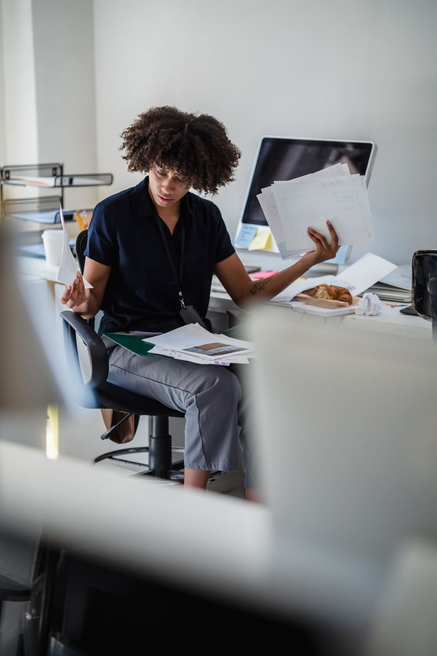 Cadeira de escritório Herman Miller Sayl — escritório comum