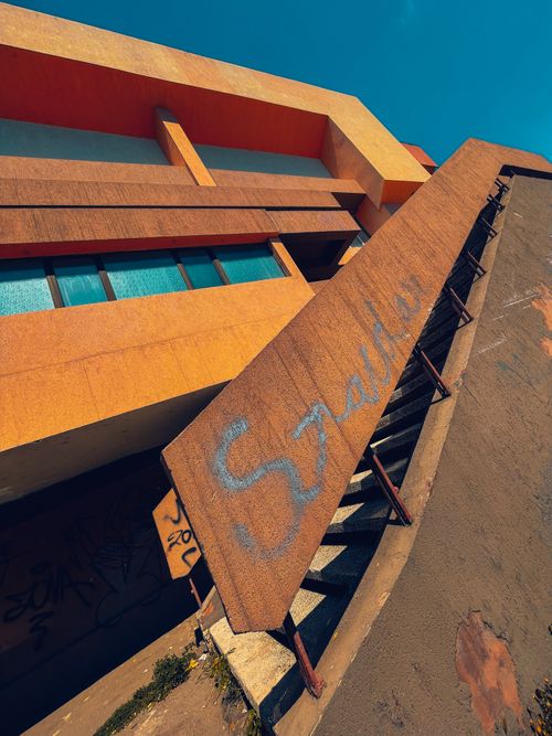 Free stock photo of architect, architectural, colorful buildings Stock Photo