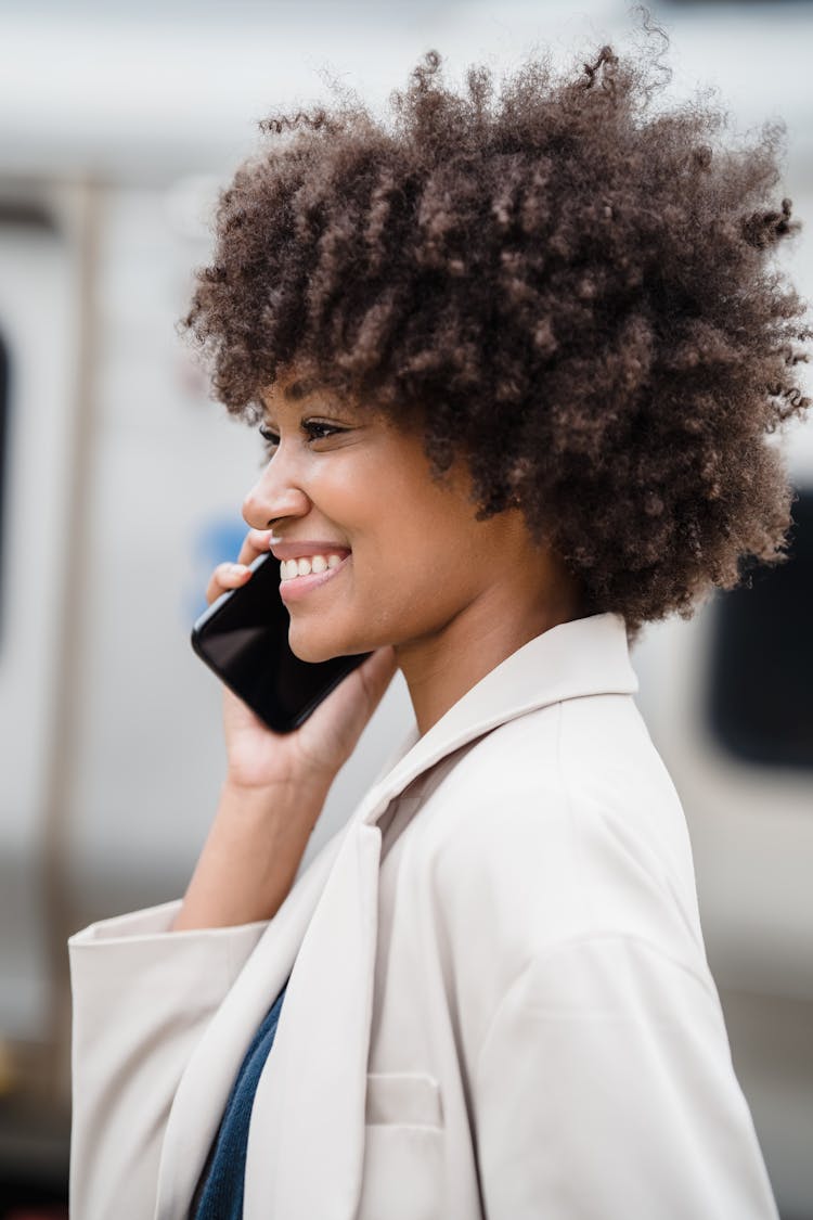 Woman Talking On The Phone 