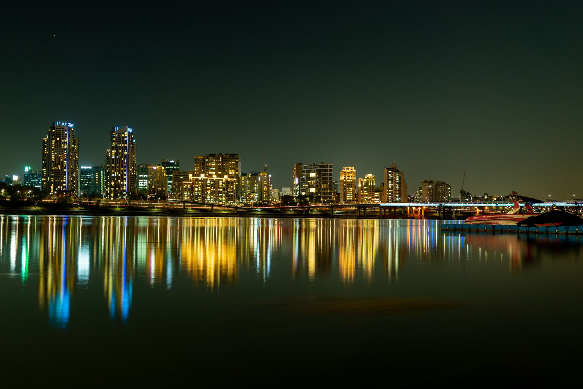 Skyline at night