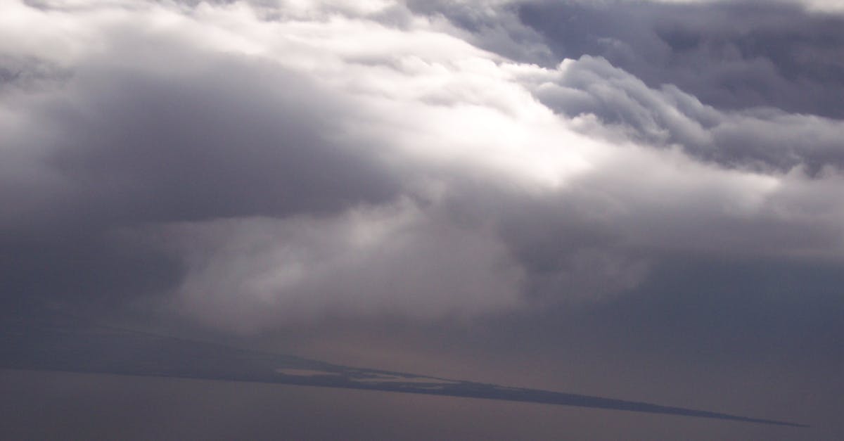Free stock photo of aerial, clouds, peninsula
