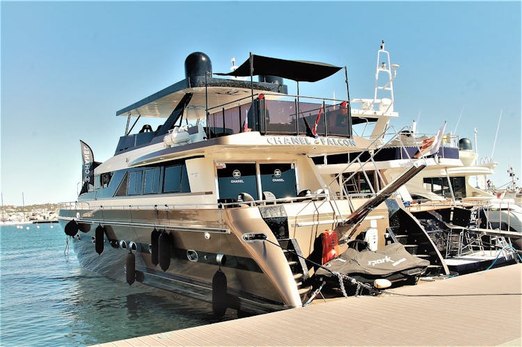 Yacht On The Pier